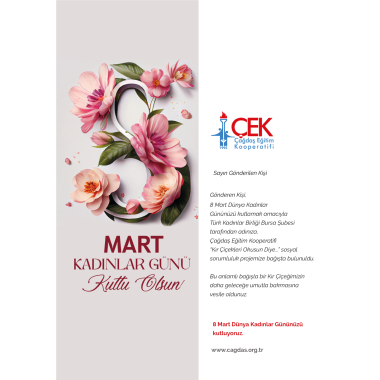 Kadınlar Günü Kartı