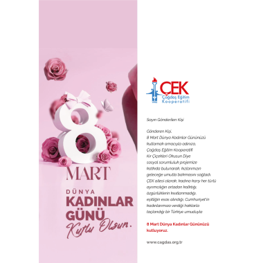 Kadınlar Günü Kartı