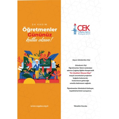 Öğretmenler Günü Kartı 