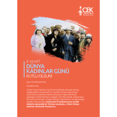 Kadınlar Günü Kartı