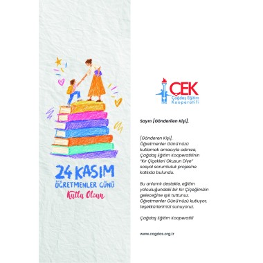 Öğretmenler Günü Kartı 